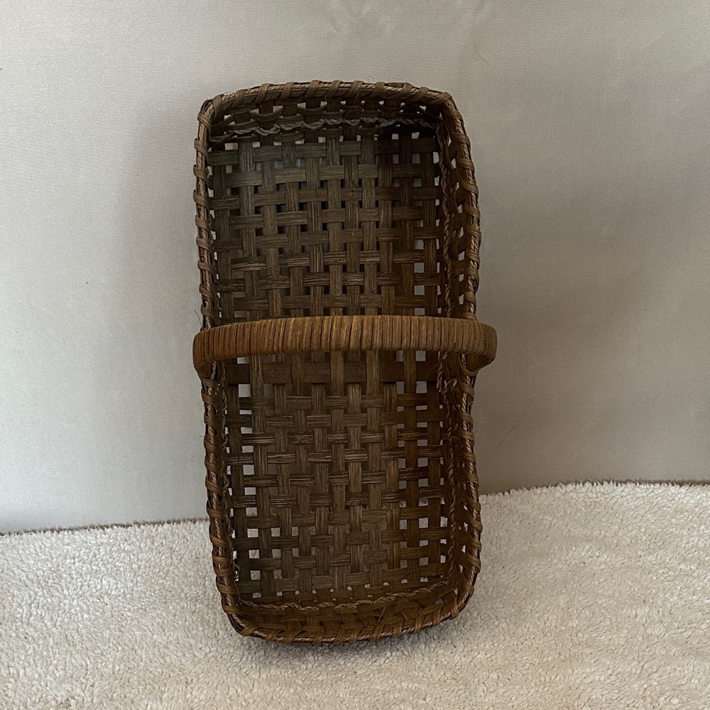 Handcrafted Brown Woven Basket